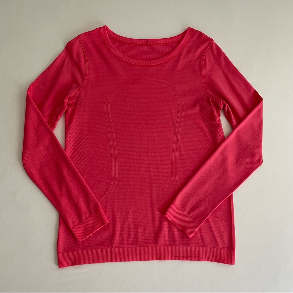 Lululemon Pink Long Sleeve Shirt